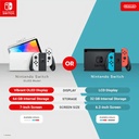 Videoconsola - Nintendo Switch OLED, 7", Joy-Con, 64 GB, Azul y Rojo Neón
