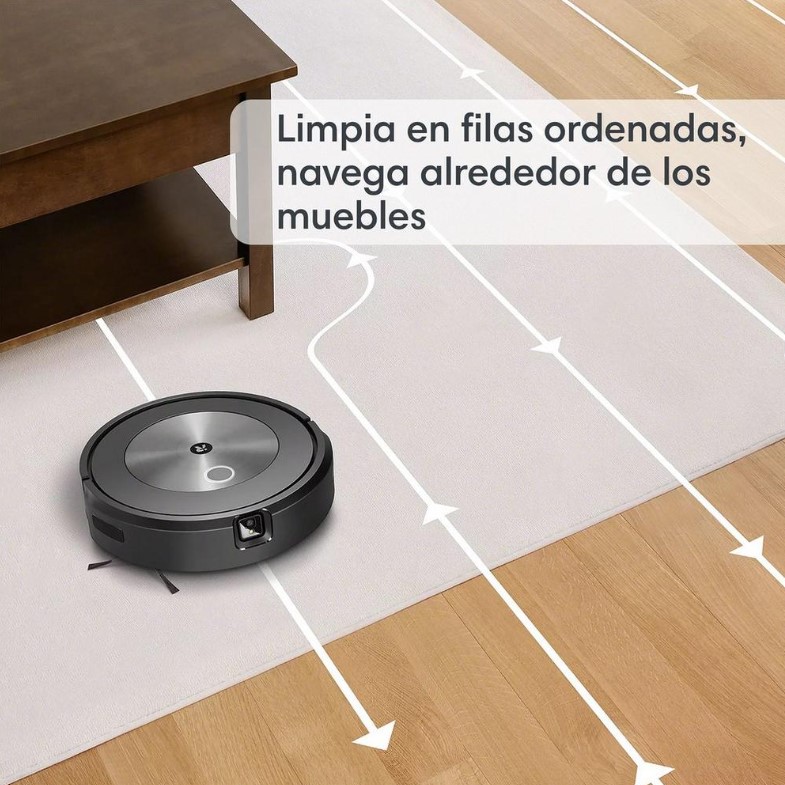 Roomba J517840, combo J5, aspira y friega suelos, iRobot, color grafito