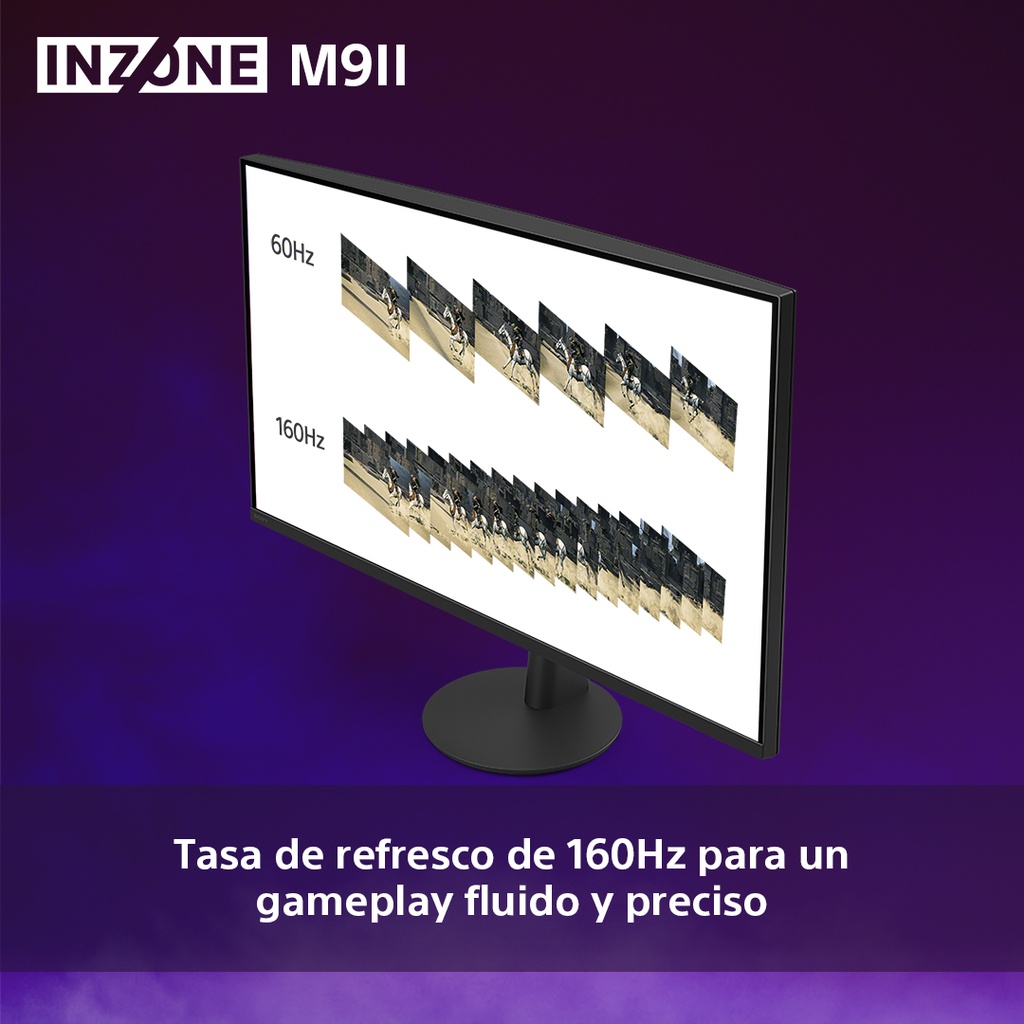 Monitor Gaming SONY INZONE M9 II, SDM27U9M2, Pantalla 27" 4K IPS, Tecnología Full Array, Frecuencia de hasta 160Hz, Tiempo de respuesta 1ms, Perfecto para PS5