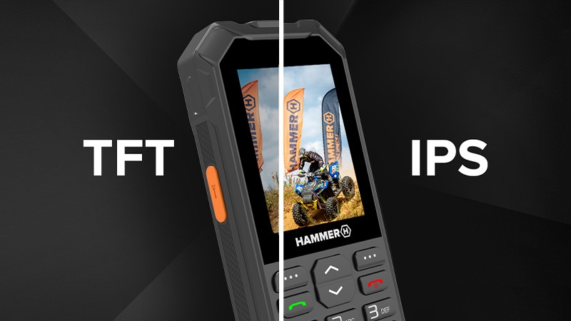 Teléfono rugerizado, Hammer 6 LTE, Pantalla 2,4"IPS, Camara 2mpx, BT, Dual Sim, Batería 2500mAh