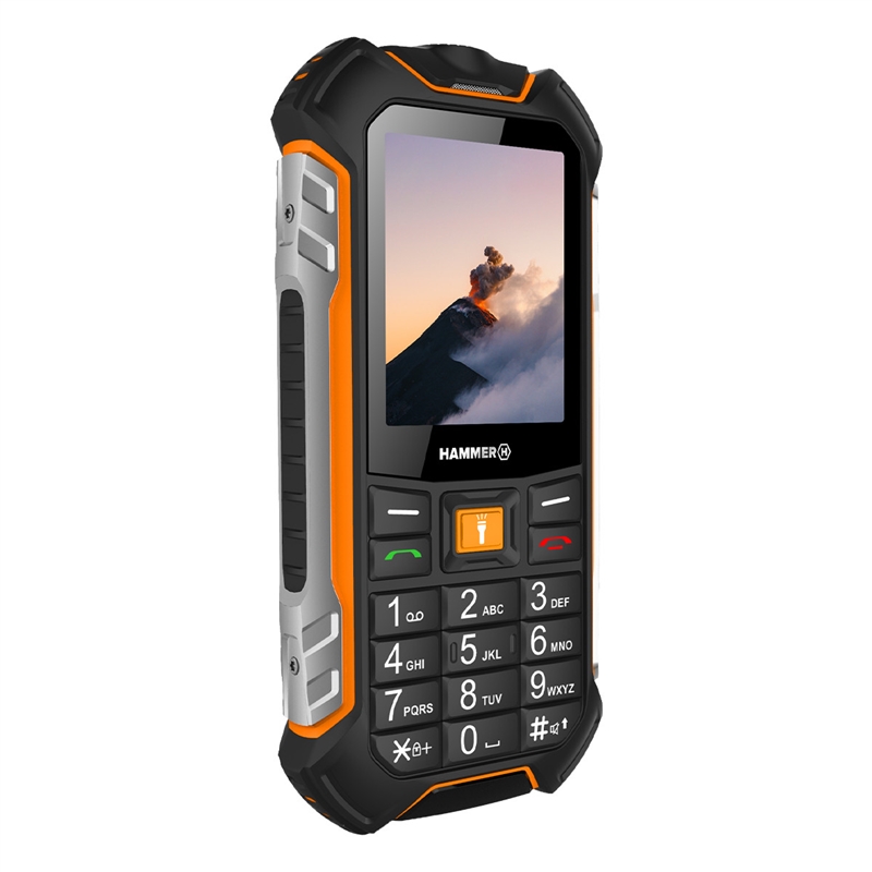 Teléfono rugerizado, Hammer BOOST LTE, Pantalla 2,4"IPS, Camara 2mpx, BT, Dual Sim, Batería 3500mAh