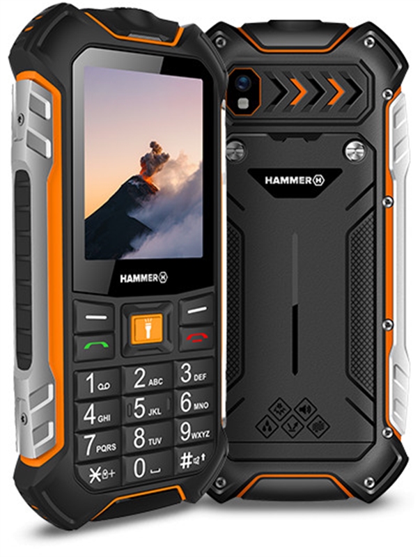 Teléfono rugerizado, Hammer BOOST LTE, Pantalla 2,4"IPS, Camara 2mpx, BT, Dual Sim, Batería 3500mAh