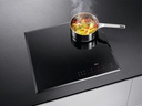 AEG IKS6330DFB, placa inducción 60 cm, extraplana 3 zonas, zona doble 28cm, biselada, función pausa, calentamiento rápido
