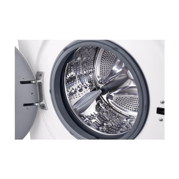 LG F4X1008NWH, lavadora eficiente, 8kg, 1400rpm, con vapor, serie 100, tapa desmontable, clase A
