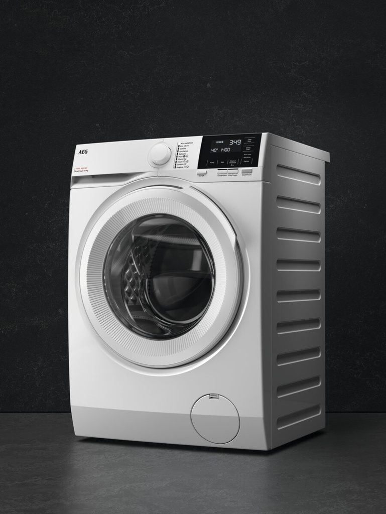 AEG LFR7184N2V, lavadora de carga frontal, 8kg, 1400 rpm, libre instalación, función vapor, lavado rápido