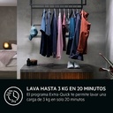 AEG LFR7184N2V, lavadora de carga frontal, 8kg, 1400 rpm, libre instalación, función vapor, lavado rápido