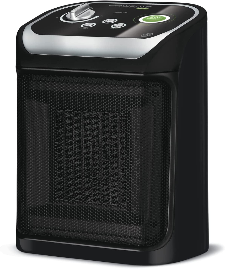 Rowenta SO9266F0, Eco Safe, Calefactor Cerámico, 2000W, Negro