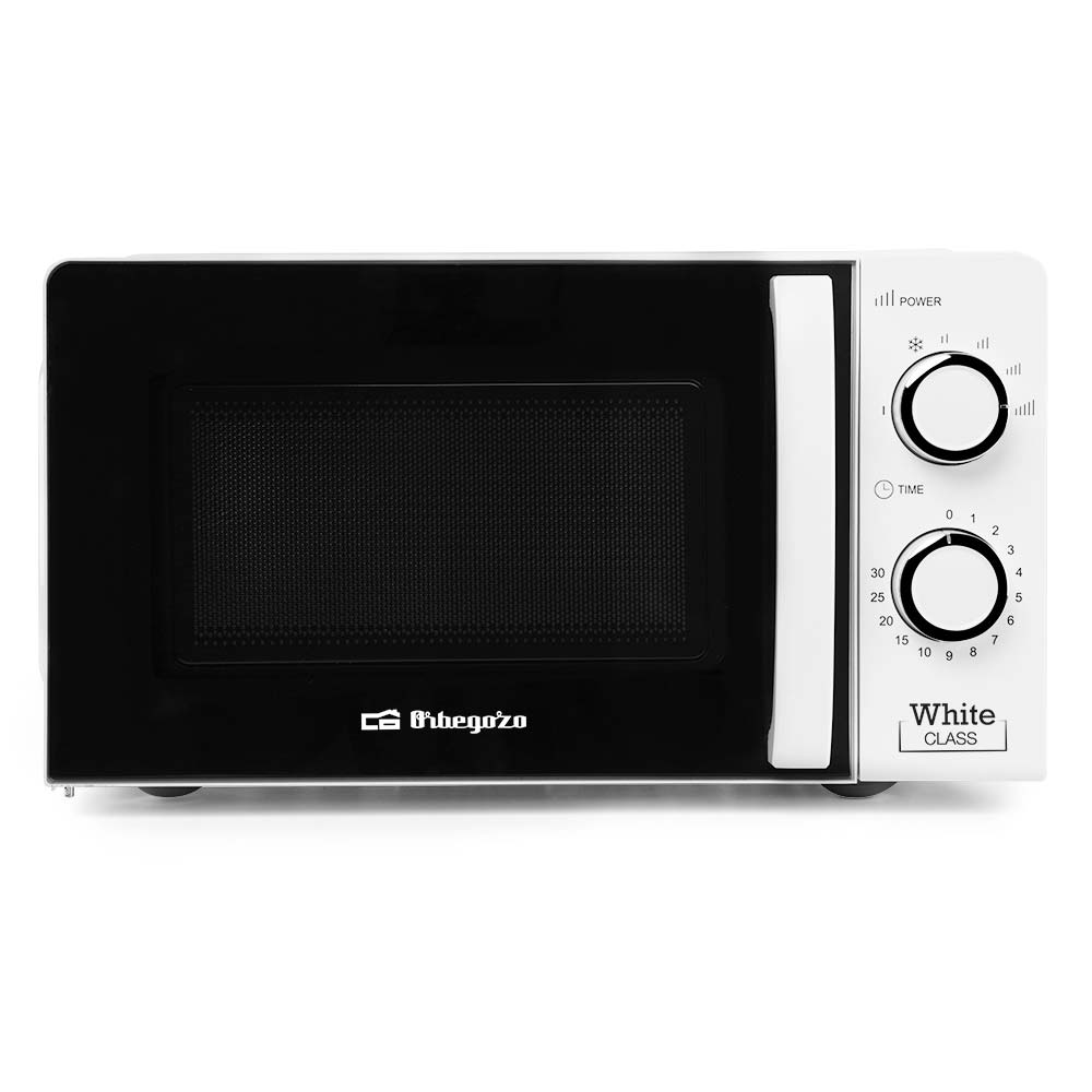 Orbegozo MI 2115, microondas, 20l capacidad, 700W, 44.6x24.3x35.3 cm, blanco