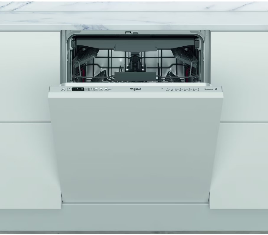 Whirlpool WI 7020, lavavajillas integrable, 60cm, color plata, clase E
