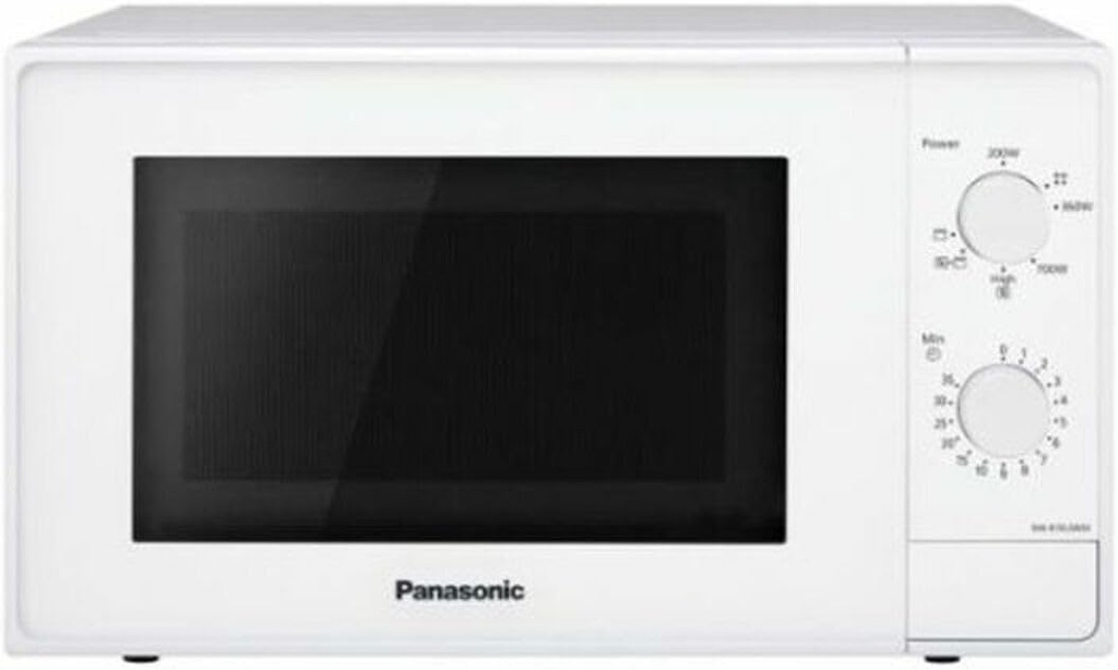 Panasonic NNK10JWMEPG, microondas con grill, 800w, 20l, 5 niveles de potencia, blanco