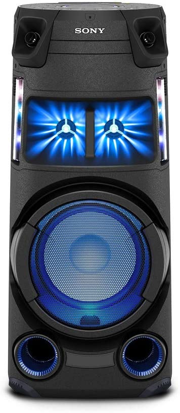 Sony MHC-V43D, altavoz Bluetooth de alta potencia con reproductor de CD, sonido de fiesta e iluminación