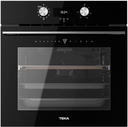 Teka HLB 8510 P BK, horno multifunción, pirolítico, Maestro Pizza, cristal negro, programa 340ºC