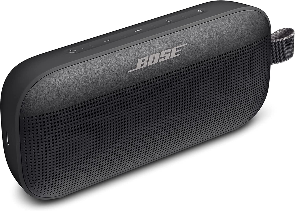Bose SoundLink Flex portátil, altavoz Bluetooth, inalámbrico, sumergible, de viaje, negro