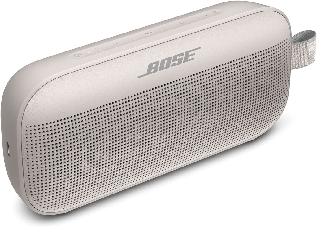 Bose SoundLink Flex portátil, altavoz Bluetooth, inalámbrico, sumergible, de viaje, blanco