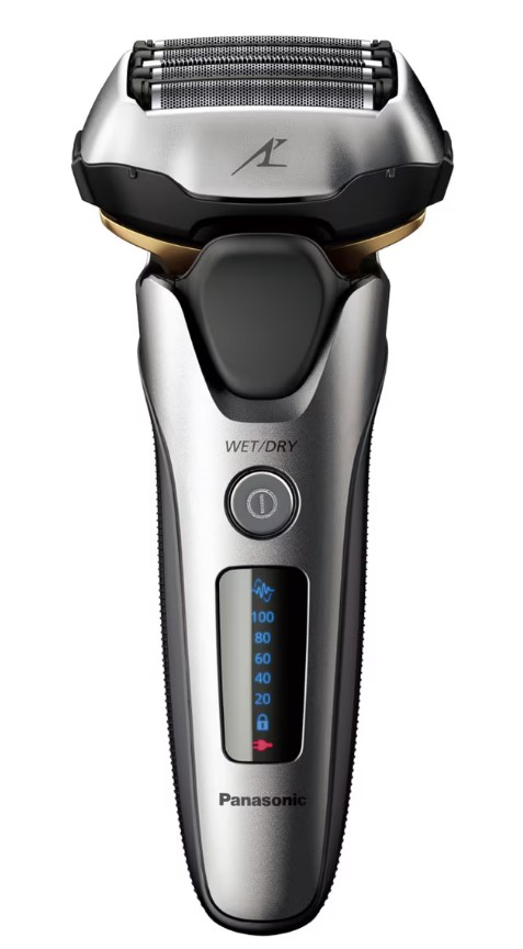 Panasonic ES-LV69-S803, afeitadora eléctrica premium de 5 hojas en seco y en humedo, Multi-Flex, color negro