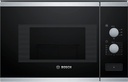 Bosch BFL520MS0, microondas integrable, serie 4, 800w, 20l, 5 niveles,negro