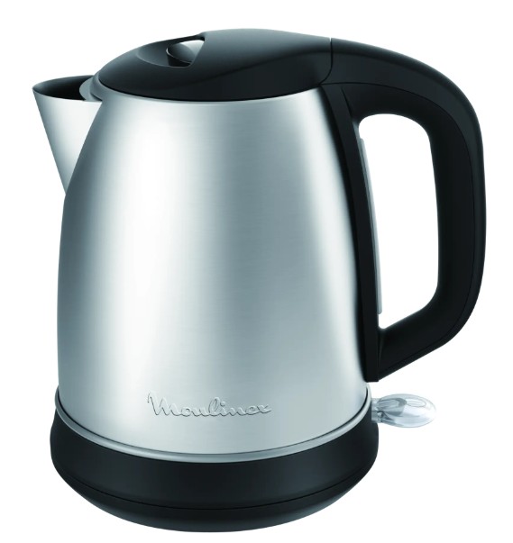 Moulinex BY550D10, hervidor de agua, 1,7l, 2400w, base giratoria 360º, color inox