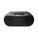 Sony CFDS70B, Radio CD Cassette Mega Bass, FM/AM, reacondicionado 3 años de garantia, negro