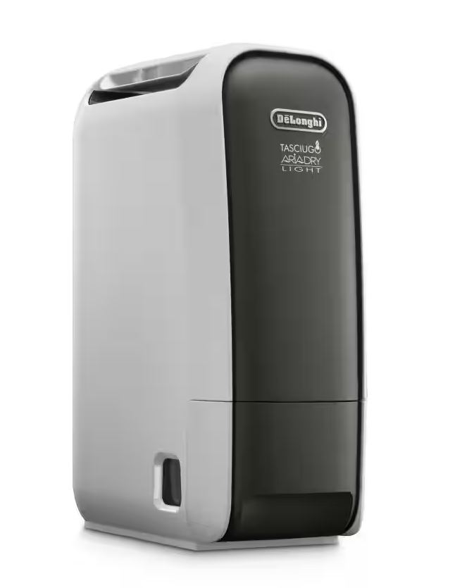 DeLonghi DNS65, deshumidificador, 2.8l, silencioso, ionizador, color gris