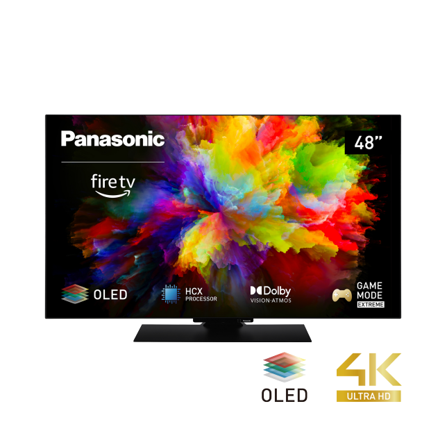 Panasonic TV-48Z80AEZ, 48", OLED, 4k, Fire TV, Dolby Atmos, negro
