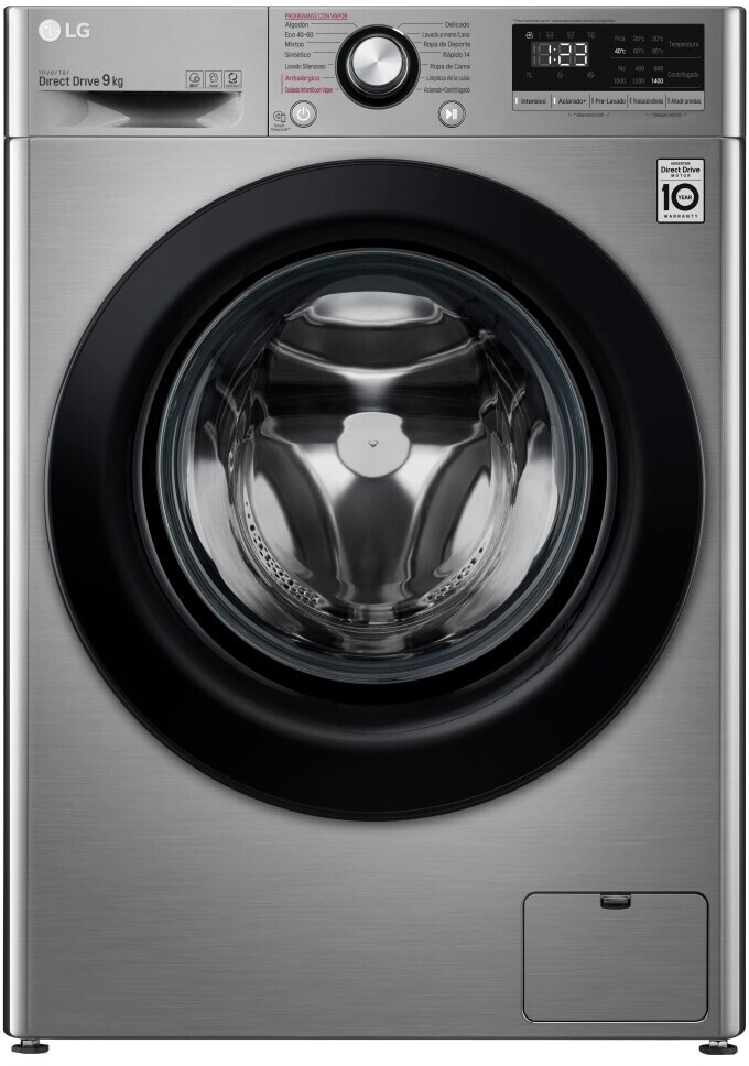 LAVADORA LG INTELINGENTE F4WV3009S6S 1400 9 KG INOX