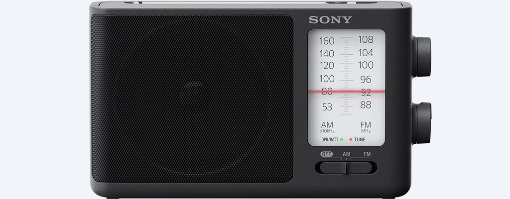 Sony ICF506, Radio portátil (FM/AM de sintonización analógica con auriculares)
