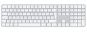 Apple Magic Keyboard con Touch ID y teclado numérico, español - teclas blancas