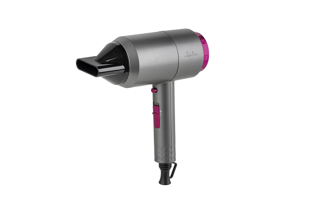 Jata SC43B, secador de pelo compacto, 2000w, color gris y magenta
