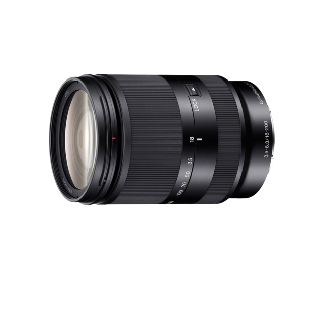 Sony SEL18200LE, Objetivo 18-200mm y zoom óptico 11x