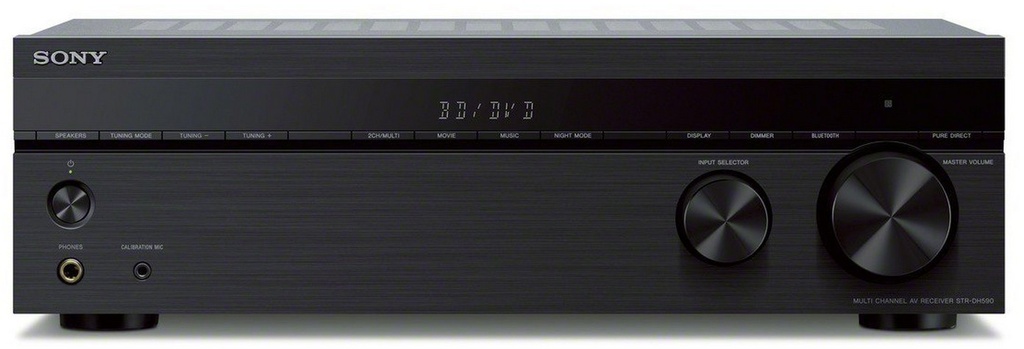 Sony STRDH590, receptor AV, 5.2 canales, Bluetooth, transferencia 4K, Dolby Vision