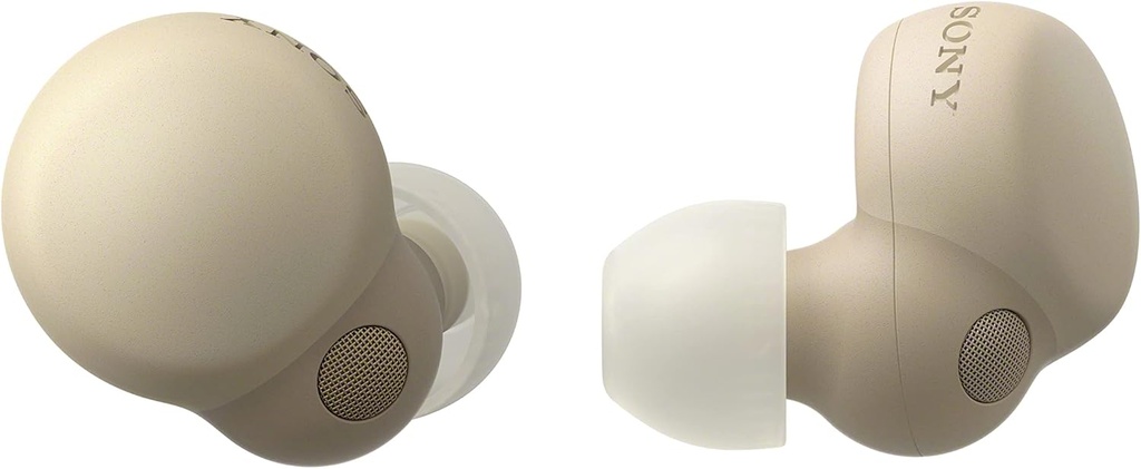 Sony LinkBuds WFLS900NC, auriculares inalámbricos con cancelación de ruido, beige