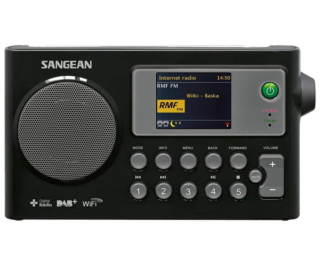 SANGEAN WFR-27C Black / Radio DAB+ de estantería