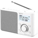Sony XDR-S61D, radio digital DAB/FM con 5 presintonías digitales, blanca