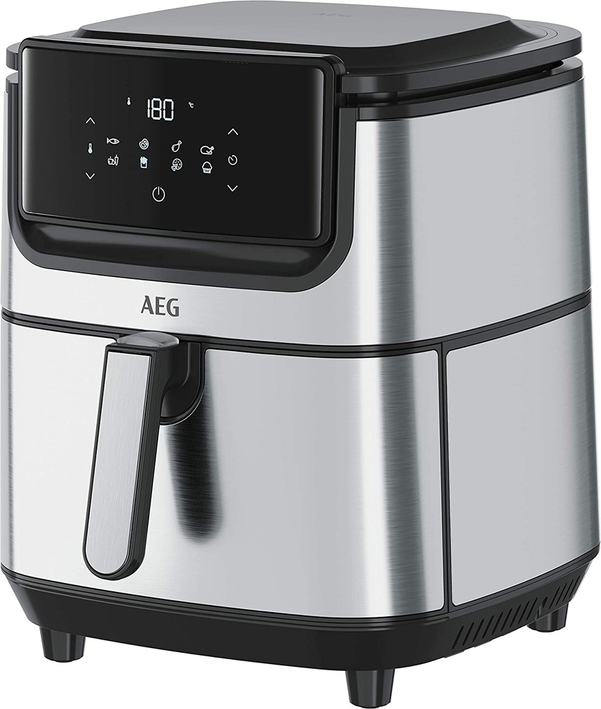 AEG AF6-1-6ST, freidora de aire, 5.4L, 200º máx, 8 programas