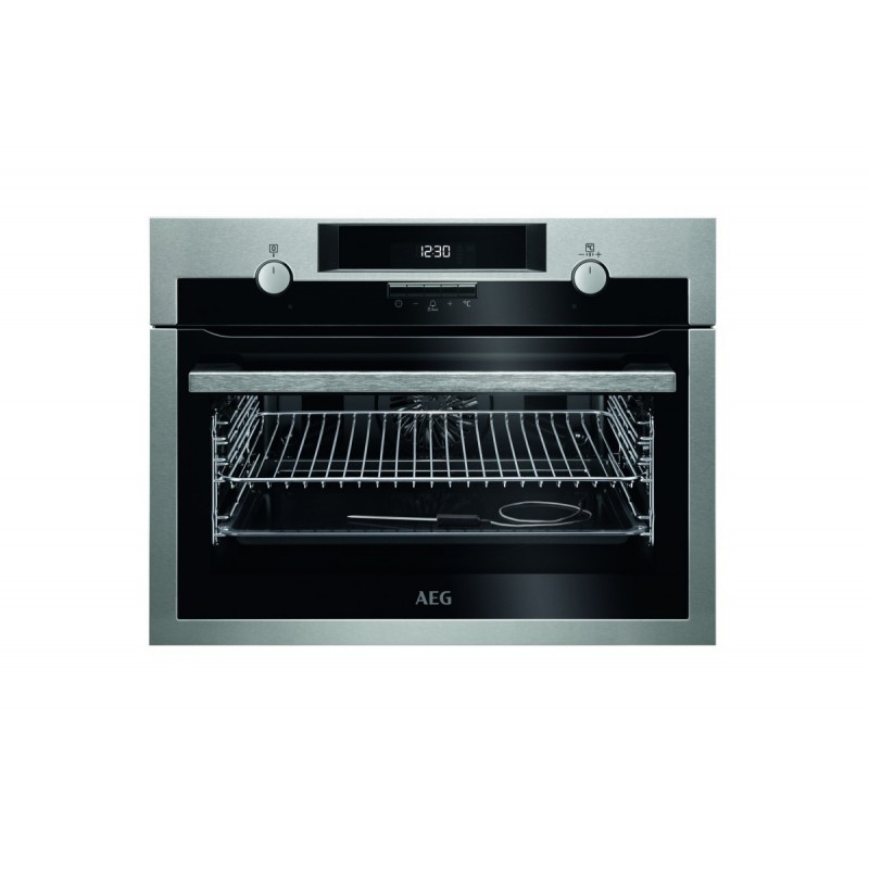 HORNO 45 AEG COMPACTO KEE542020M INOX ANTIHUELLAS