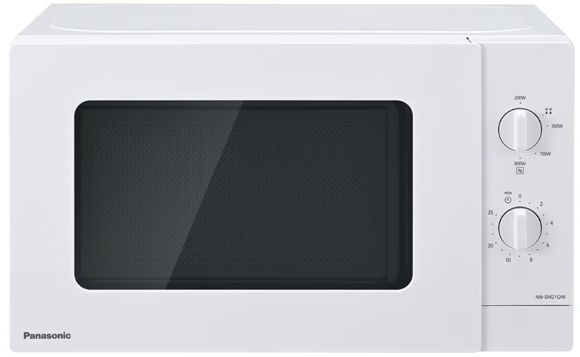 Panasonic NN-SM21, microondas sin grill, 800W, 20l, 2 mandos, blanco
