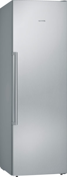 Siemens GS36NAIDP, congelador una puerta, NoFrost, inox, iQ500, clase D