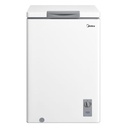 Midea MDRC152FEE01G, arcón congelador, 99l, temperatura ajustable, blanco, clase F