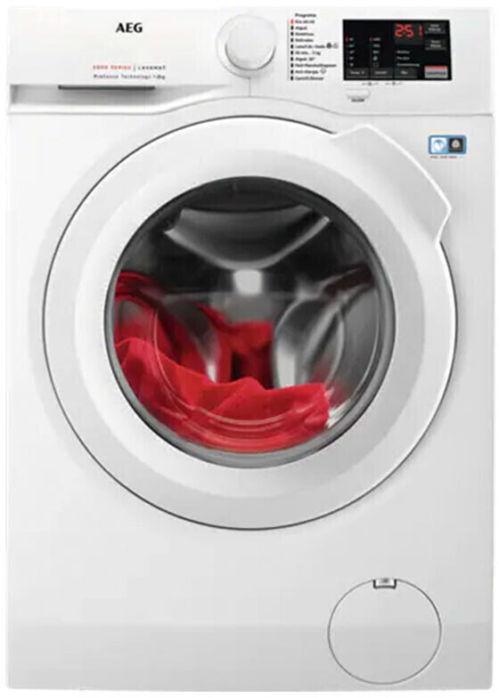 AEG LFA6I8472A, lavadora libre instalación, serie 6000, 8kg, 1400rpm, clase A