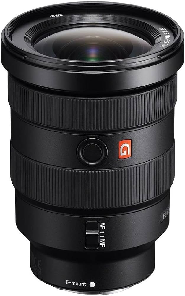 Sony SEL1635GM, FE 16-35mm f/2.8 GM Full-Frame, gran angular, zoom, negro