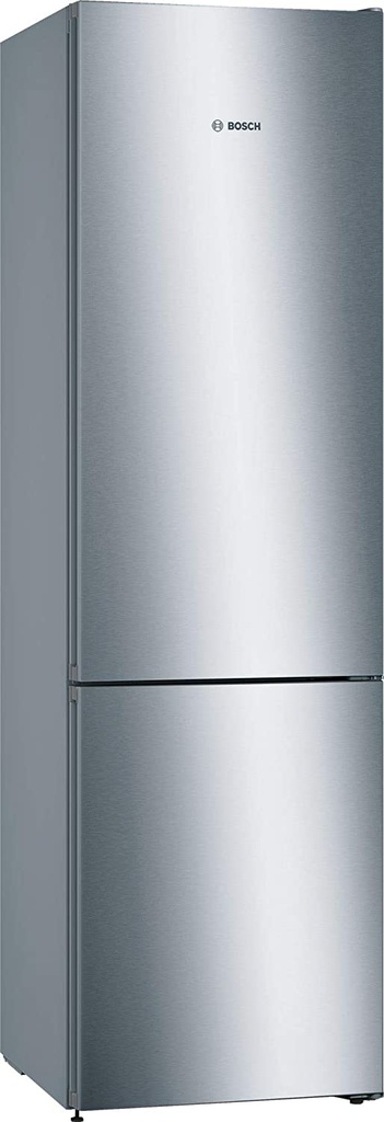 Bosch KGN39VIEA, Frigorífico combi, 2 puertas, Serie 4, No Frost, 203 x 60 cm, Inox, clase E