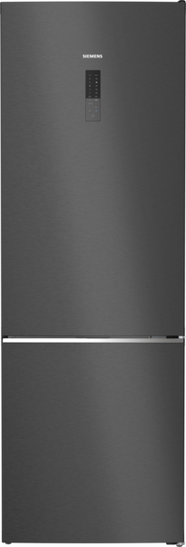 Siemens KG49NAXCF, frigorífico combinado de libre instalación, black inox, 203 x 70 cm, iQ500, clase C