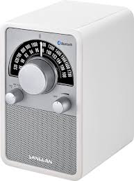 Sangean WR-15 BT Radio Analógica de madera Glossy White