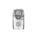 Sangean DT-210 - Radio portátil LCD, plateado