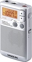 Radio portátil - Sangean DT-250, AM/FM, Dynamic Bass Boost, Pantalla LCD, Plata