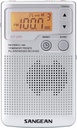 Sangean DT-250, Radio portátil AM/FM, Dynamic Bass Boost, Pantalla LCD