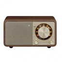 Radio Sangean WR-7 FM-RDS, Bluetooth, entrada auxiliar, altavoz incorporado, batería recargable