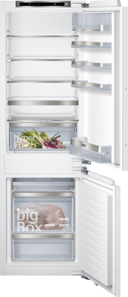 Siemens KI86SAFE0, frigorífico combinado integrable, inox, 177 x 56 cm, iQ500, clase E