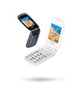 SPC Harmony - Teléfono móvil para Personas Mayores, móviles con Tapa, Teclas Grandes, Volumen Alto 96dB 2304N/B