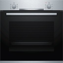 Bosch HBA510BR0, Horno multifuncion, cristal negro y acero inox, serie 2